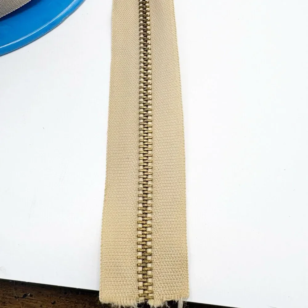 Dritz 9/16” Brass Zipper Chain Style 8925 Yardage